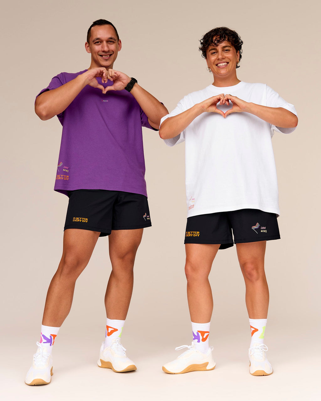 Pride Sticker Boxy Tee - White