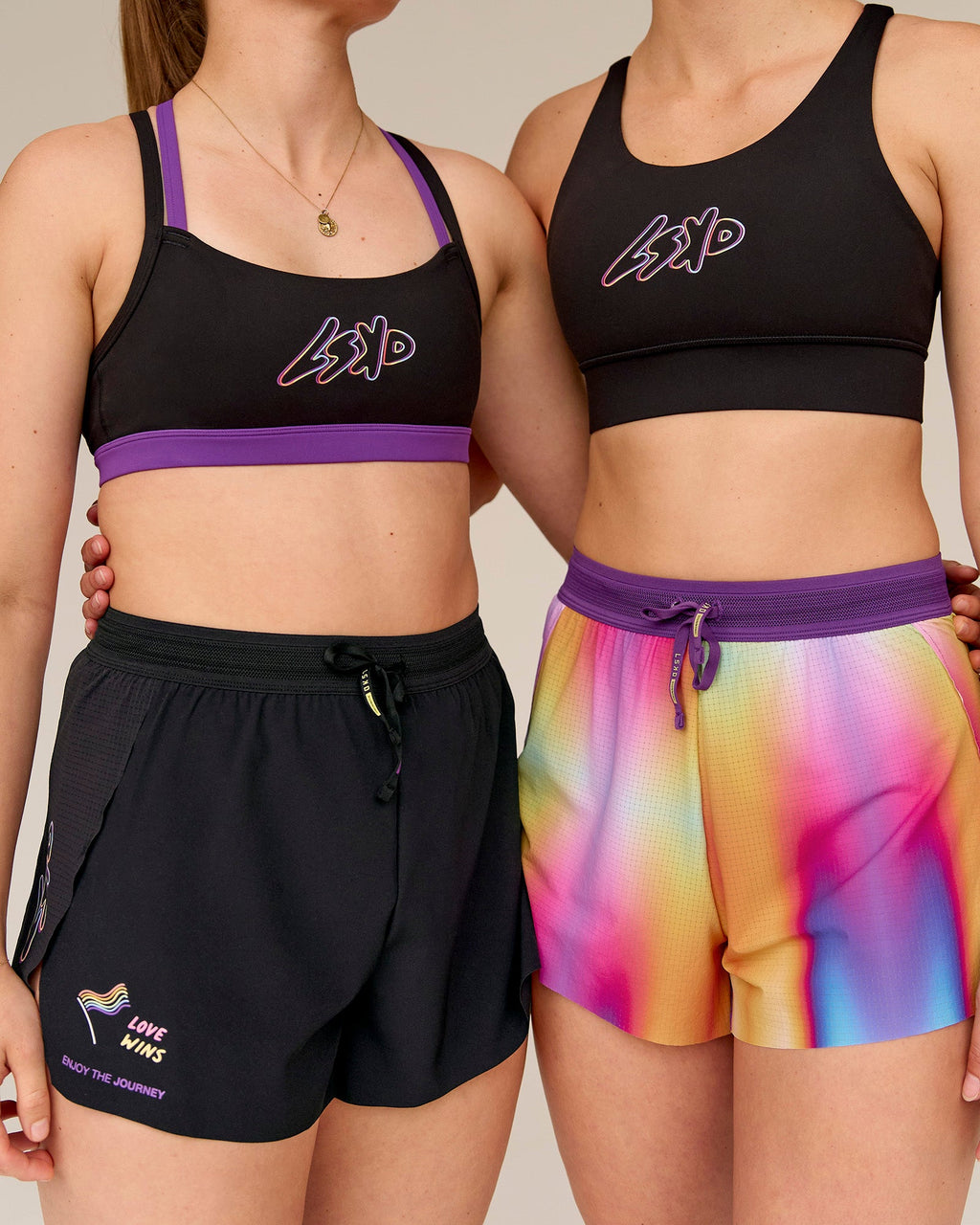 Velocity Graphic Sports Bra - Black-Radiate