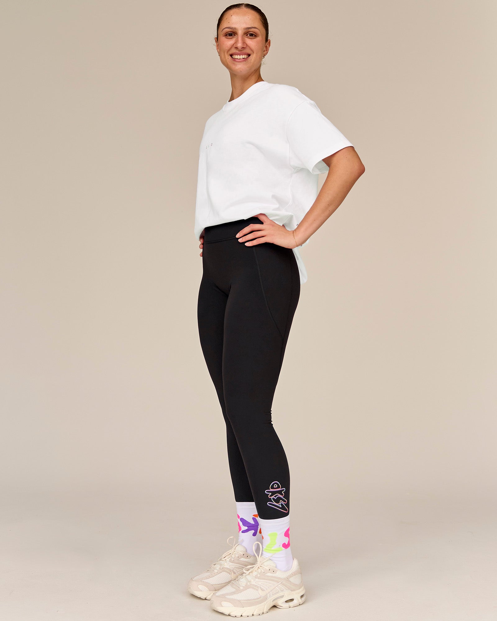 Fusion Graphic Ultra High-Rise Full Length Legging Pockets - Black-Radiate