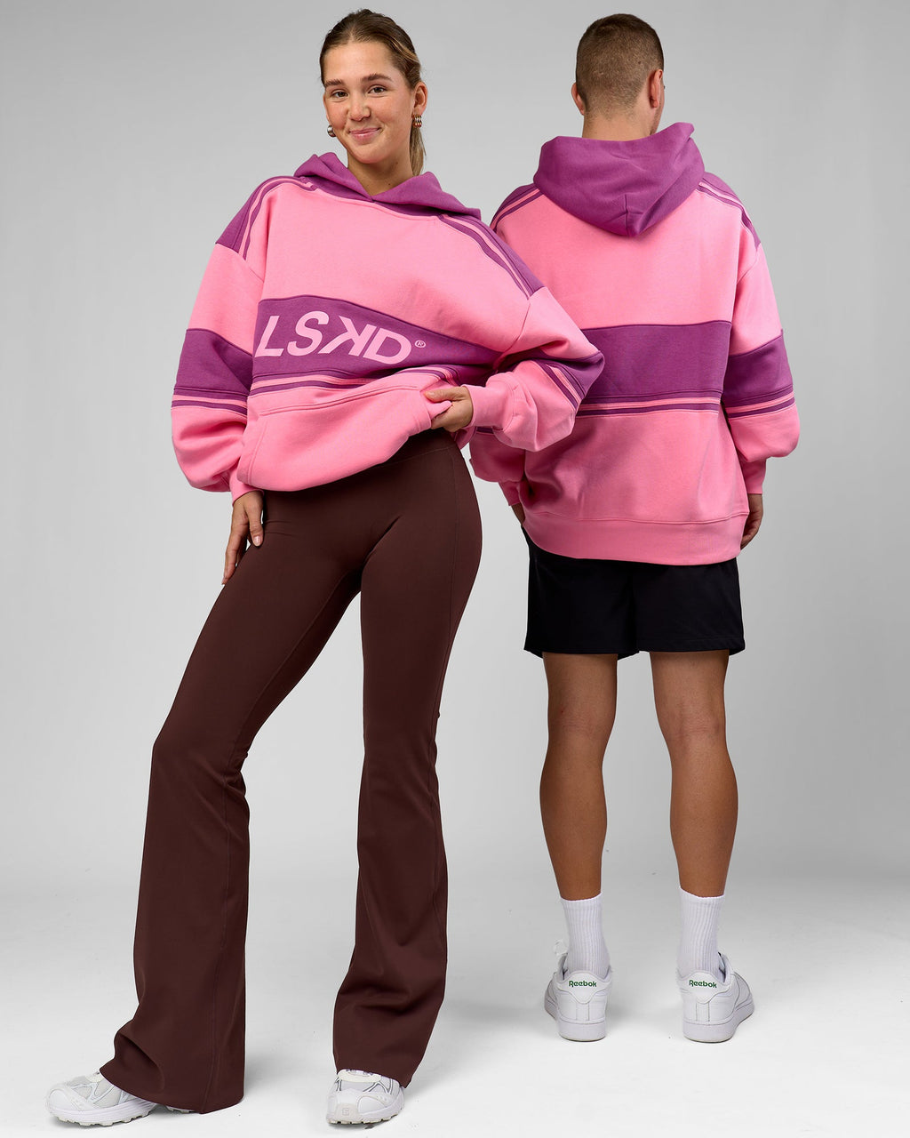 A-Team Oversized Hoodie - Candy Pink-Boysenberry