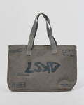 Hold It All Canvas Tote - Circular Grey-Values
