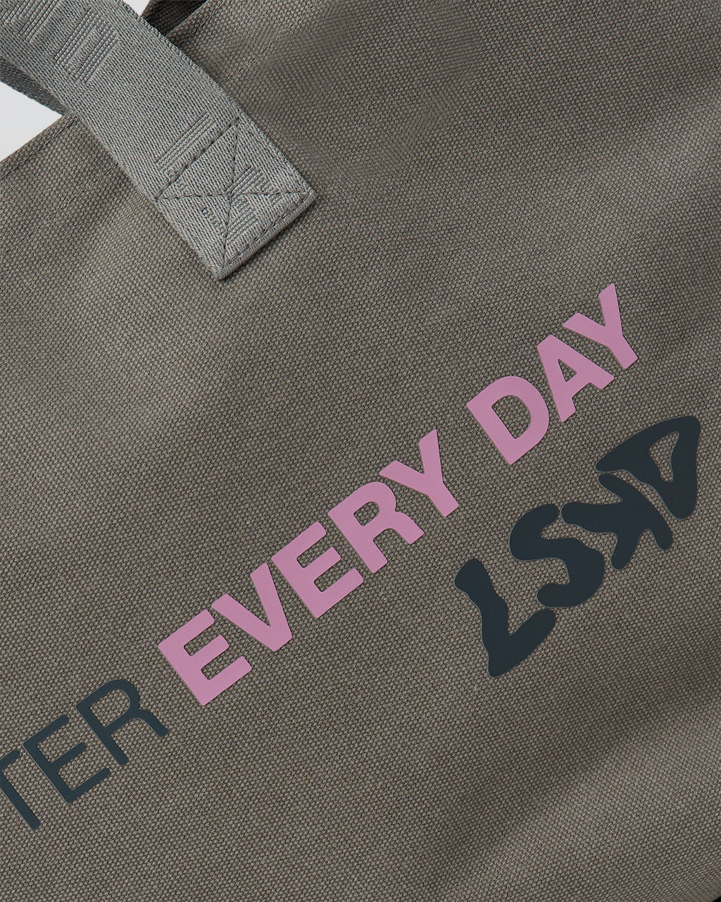 Hold It All Canvas Tote - Circular Grey-Values
