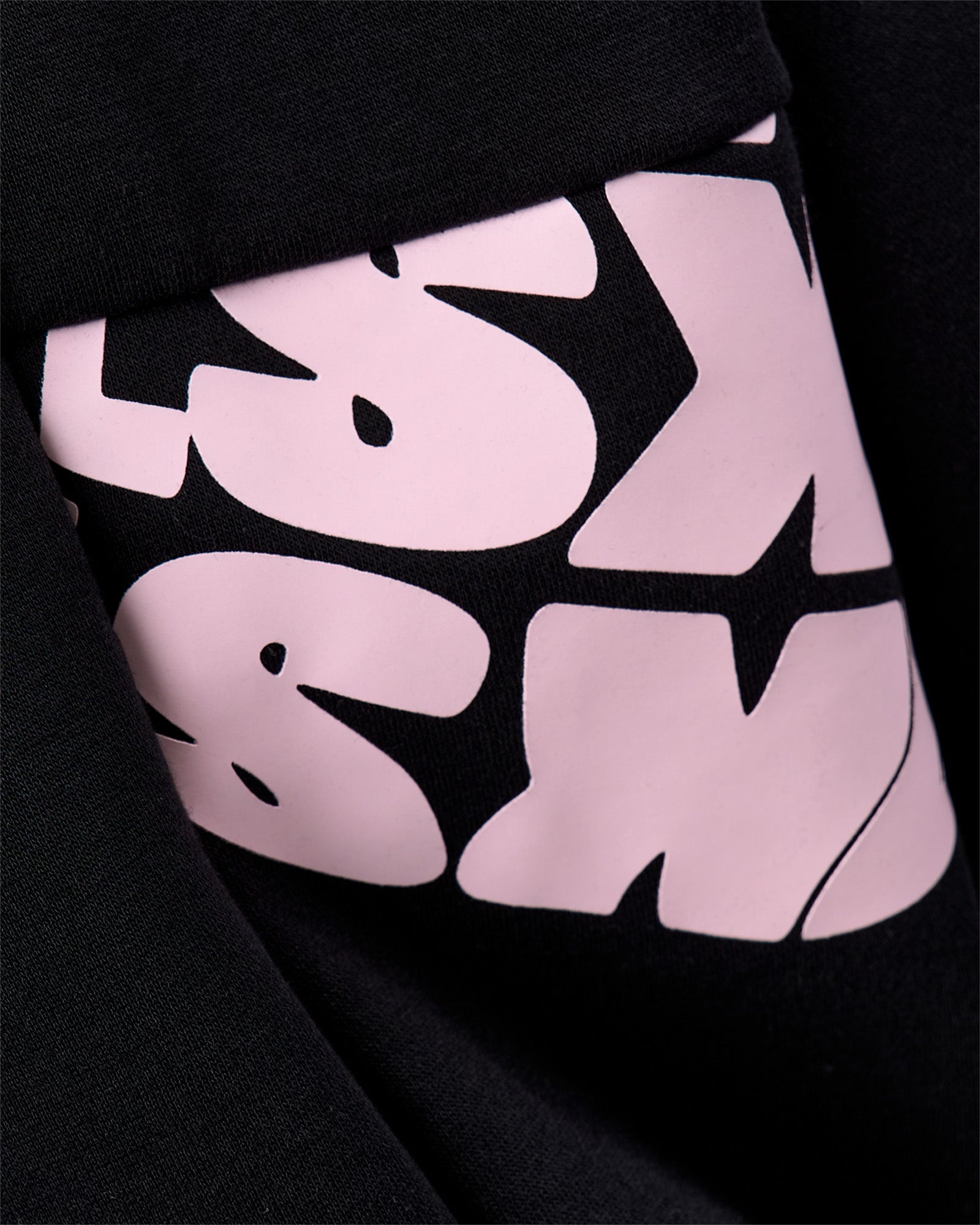 Deconstructed Fleece Hoodie - Caviar-Marshmallow-Pale Lilac