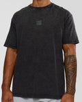 Everyday Elevation FLXCotton Oversized Tee - Black Washed-Carbon Green