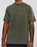 Everyday Elevation FLXCotton Oversized Tee - Carbon Green Washed -White