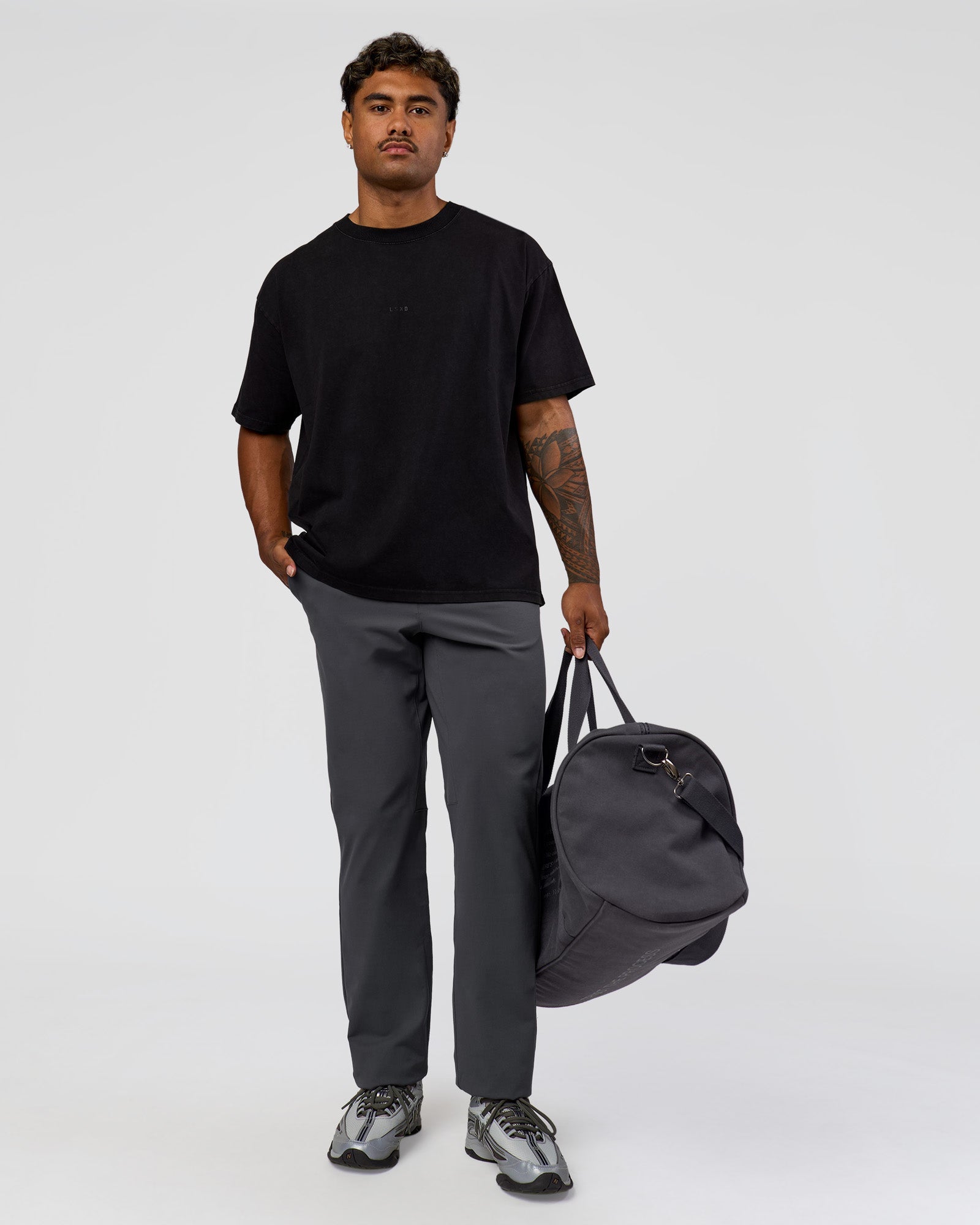 Memory In Motion Heavyweight Oversized Tee - Black Washed