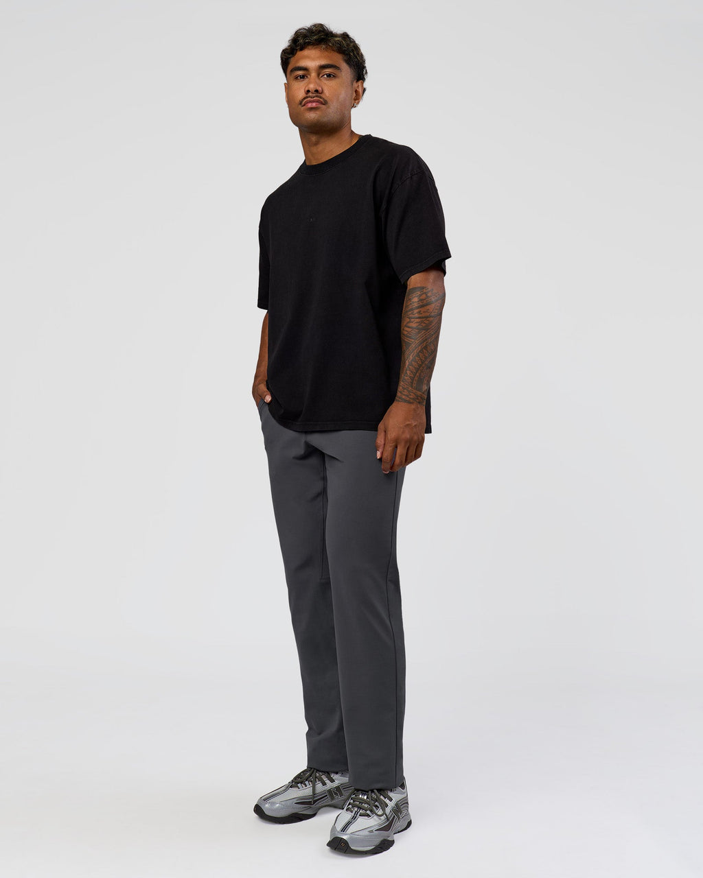 Memory In Motion Heavyweight Oversized Tee - Black Washed