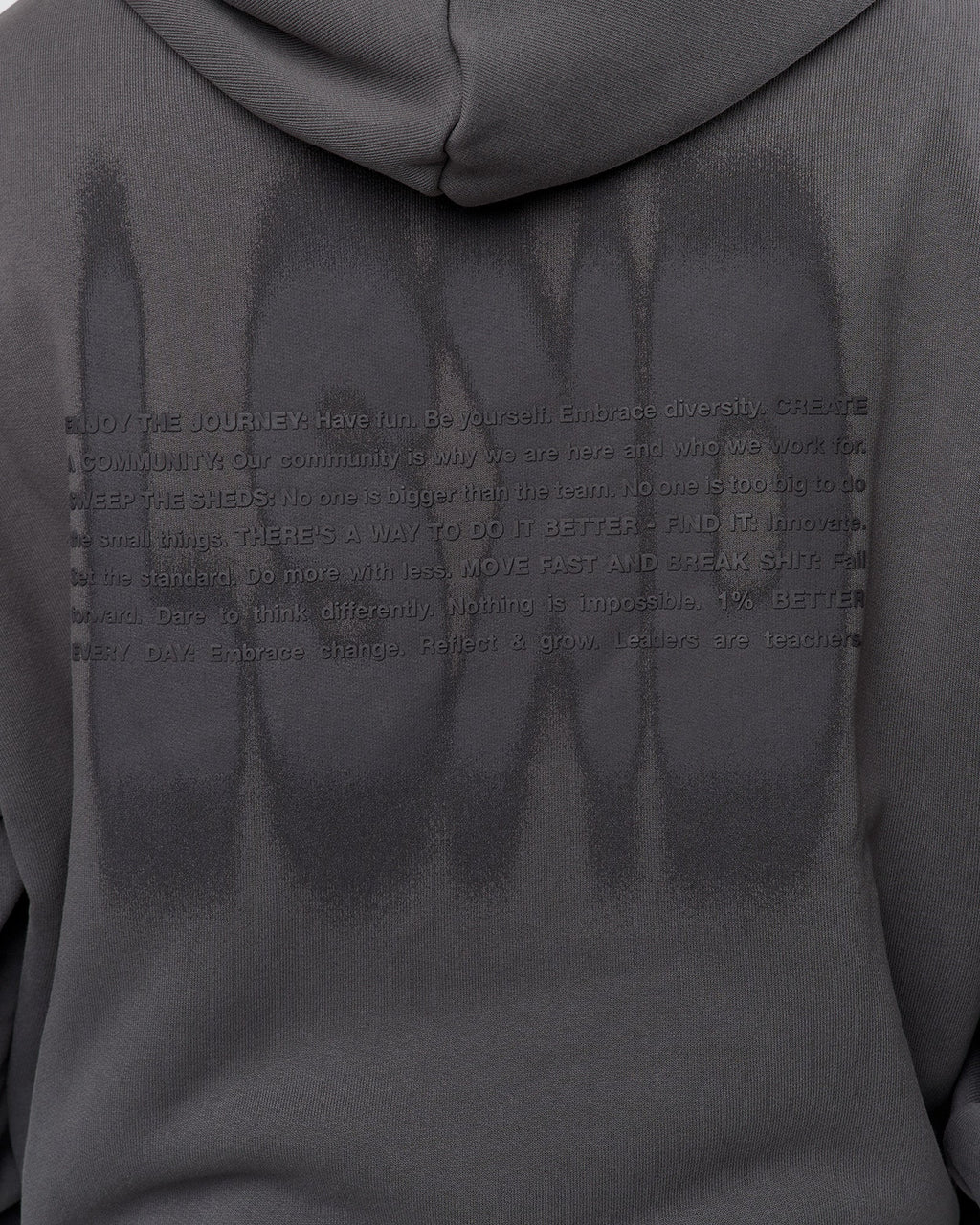 Memory In Motion Ultra Heavyweight Washed Hoodie - Dark Storm Washed