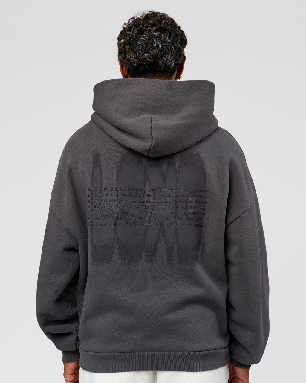 Memory In Motion Ultra Heavyweight Washed Hoodie - Dark Storm Washed