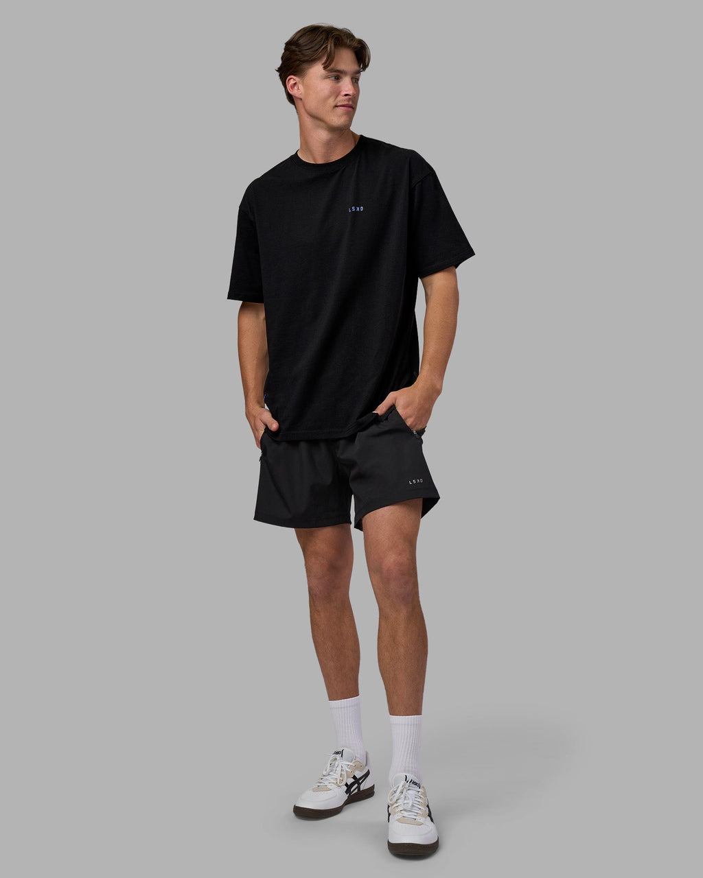 Pressure is a Privilege FLXCotton Oversized Tee - Black-Power Cobalt