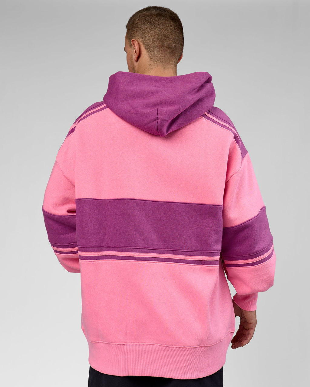 A-Team Oversized Hoodie - Candy Pink-Boysenberry