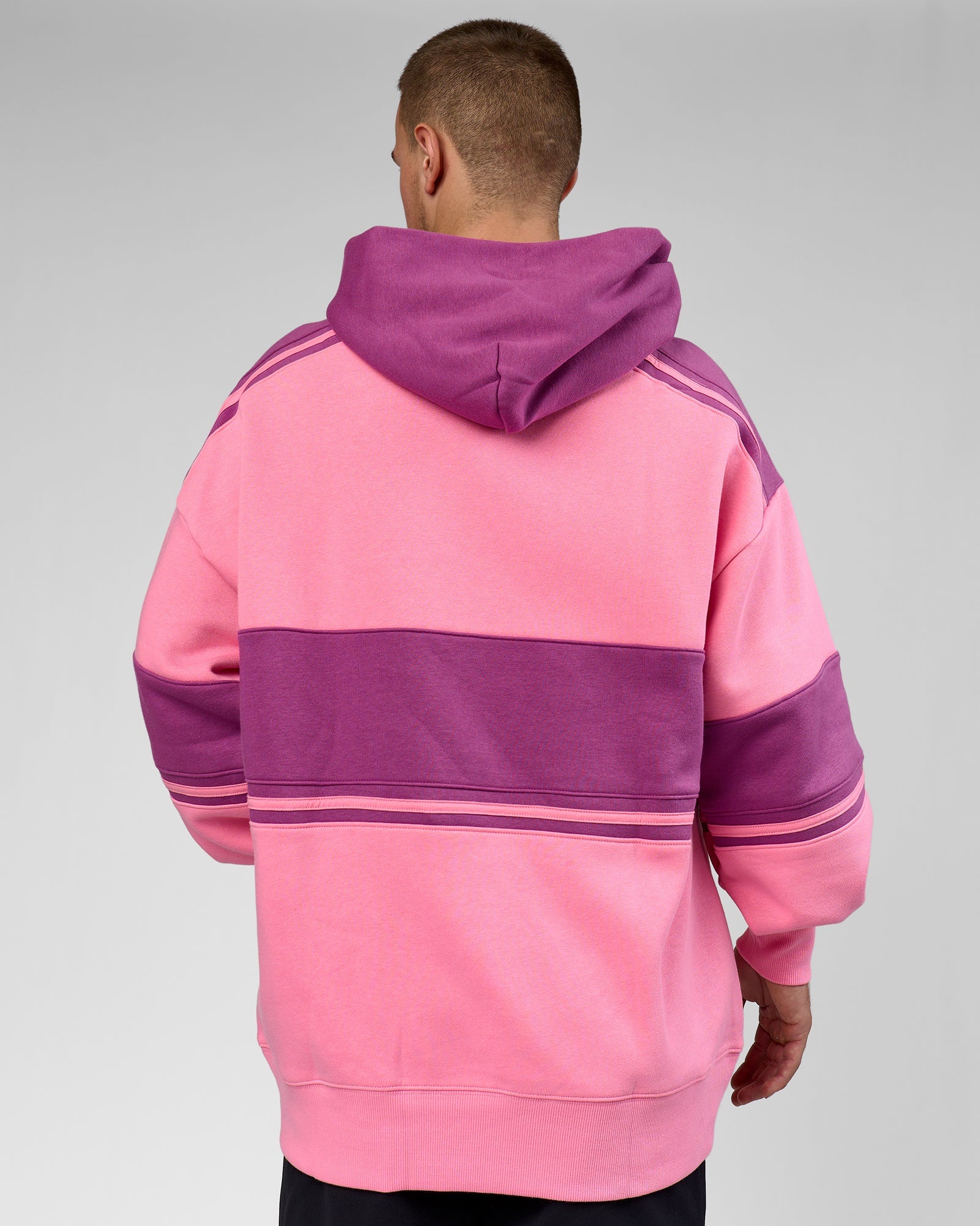 A-Team Oversized Hoodie - Candy Pink-Boysenberry