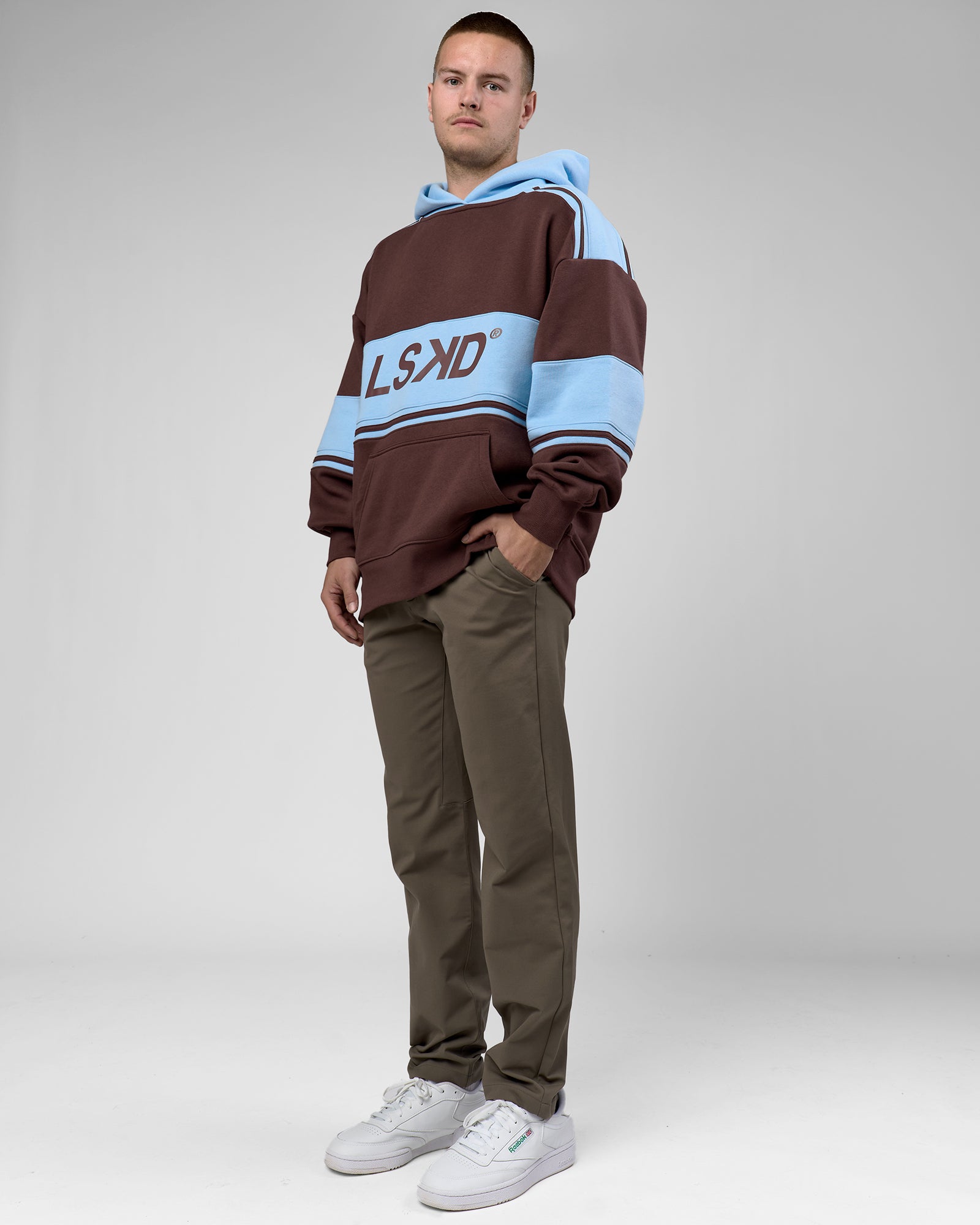 A-Team Oversized Hoodie - Hot Chocolate-Open Air