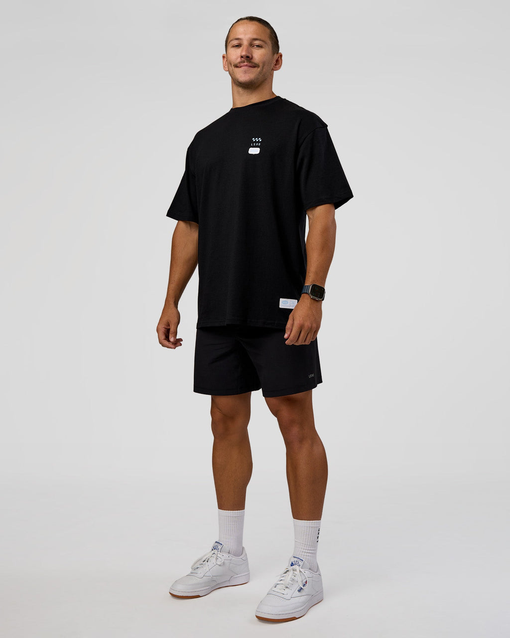 Archive FLXCotton Oversized Tee - Black-Open Air