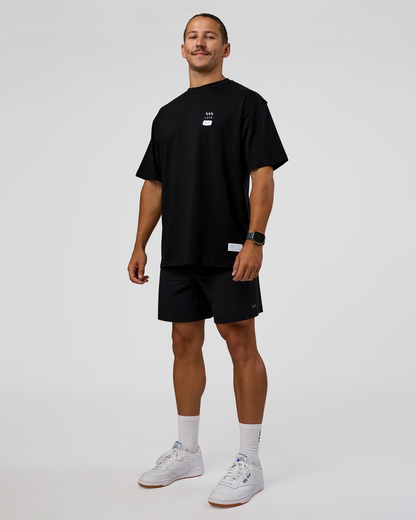 Archive FLXCotton Oversized Tee - Black-Open Air