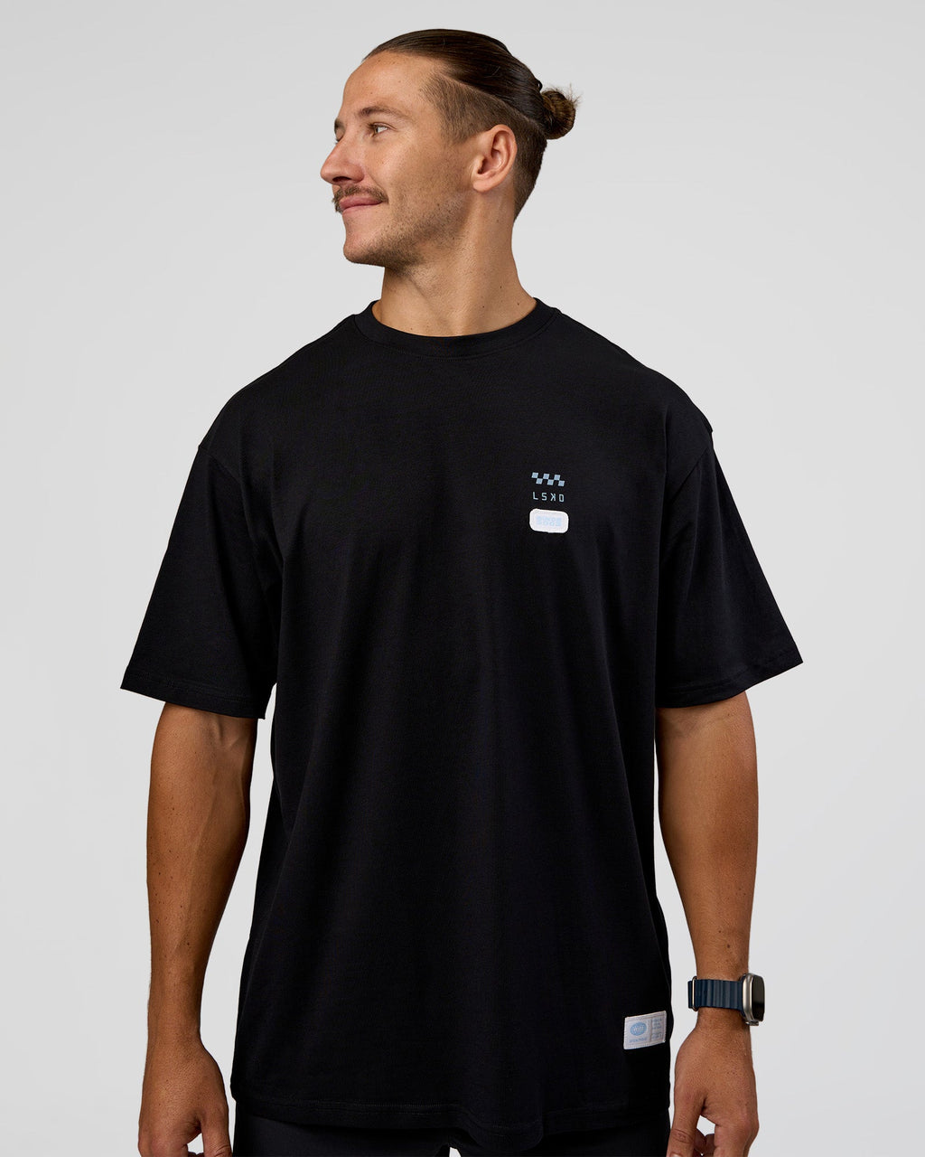 Archive FLXCotton Oversized Tee - Black-Open Air