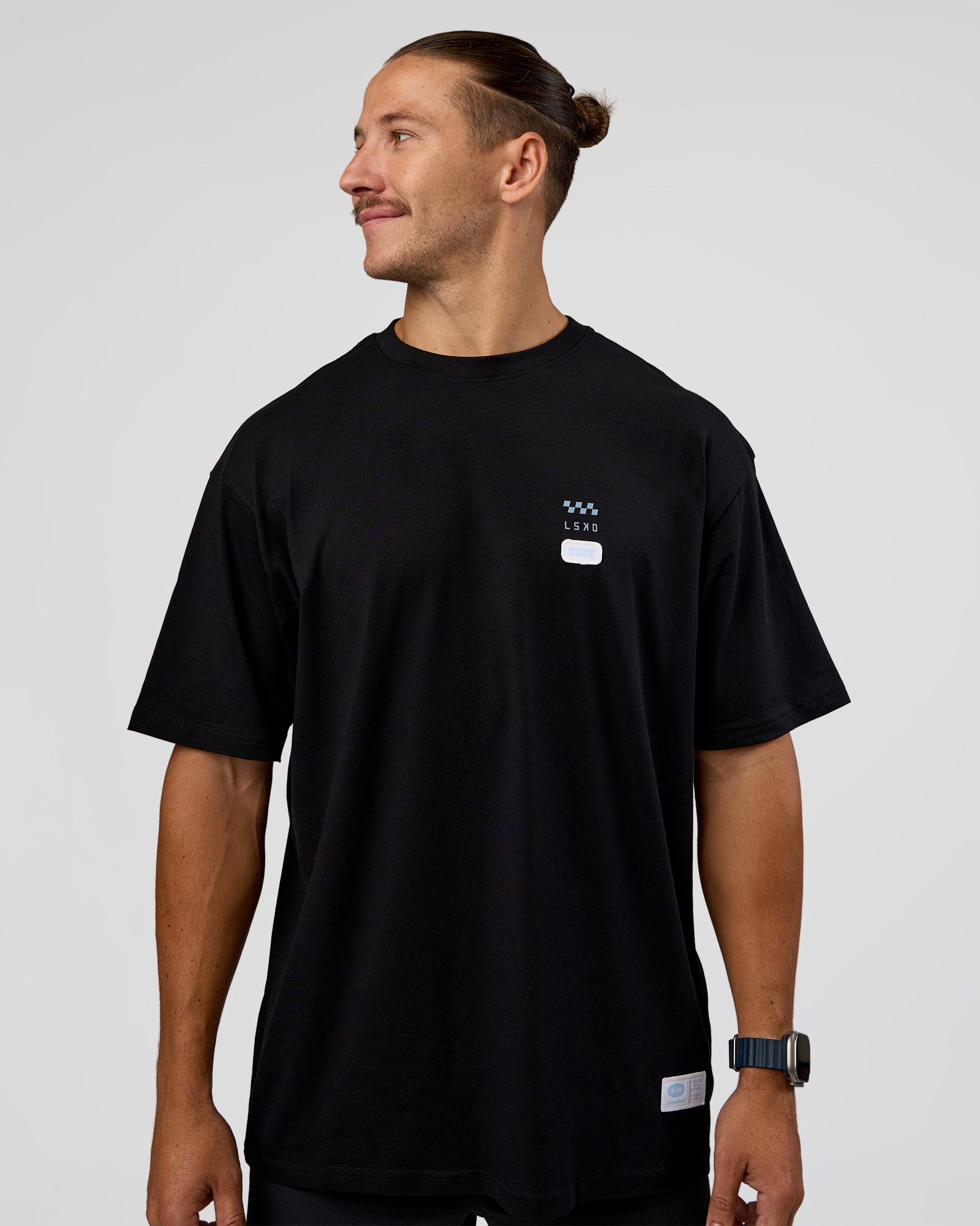 Archive FLXCotton Oversized Tee - Black-Open Air