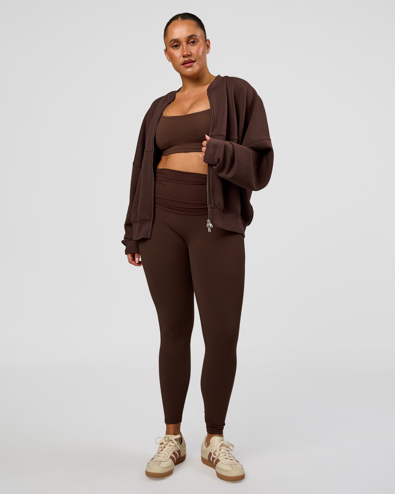 CF Elevate SoftTouch Bomber - Hot Chocolate