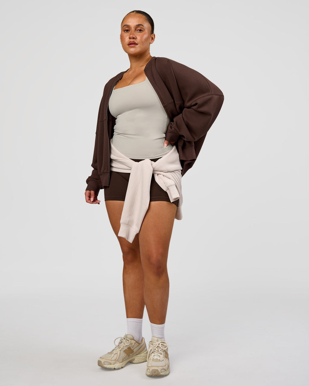 CF Fusion Ultra High-Rise 6" Short Pockets - Hot Chocolate