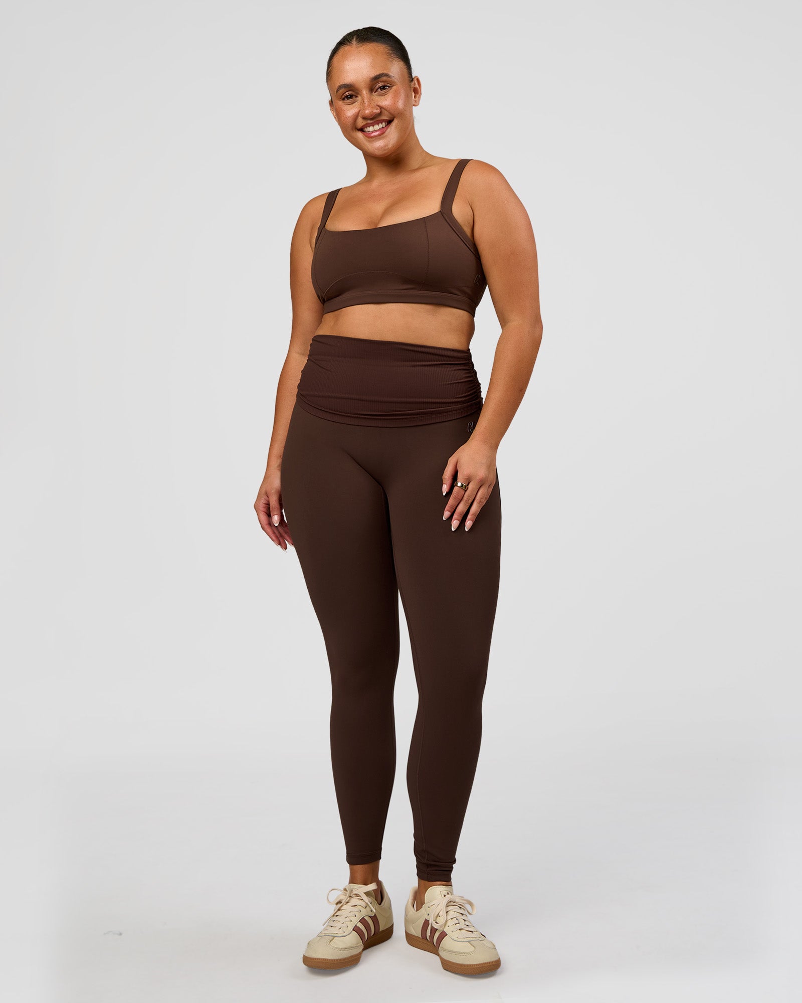 CF Move Through It Sports Bra - Hot Chocolate