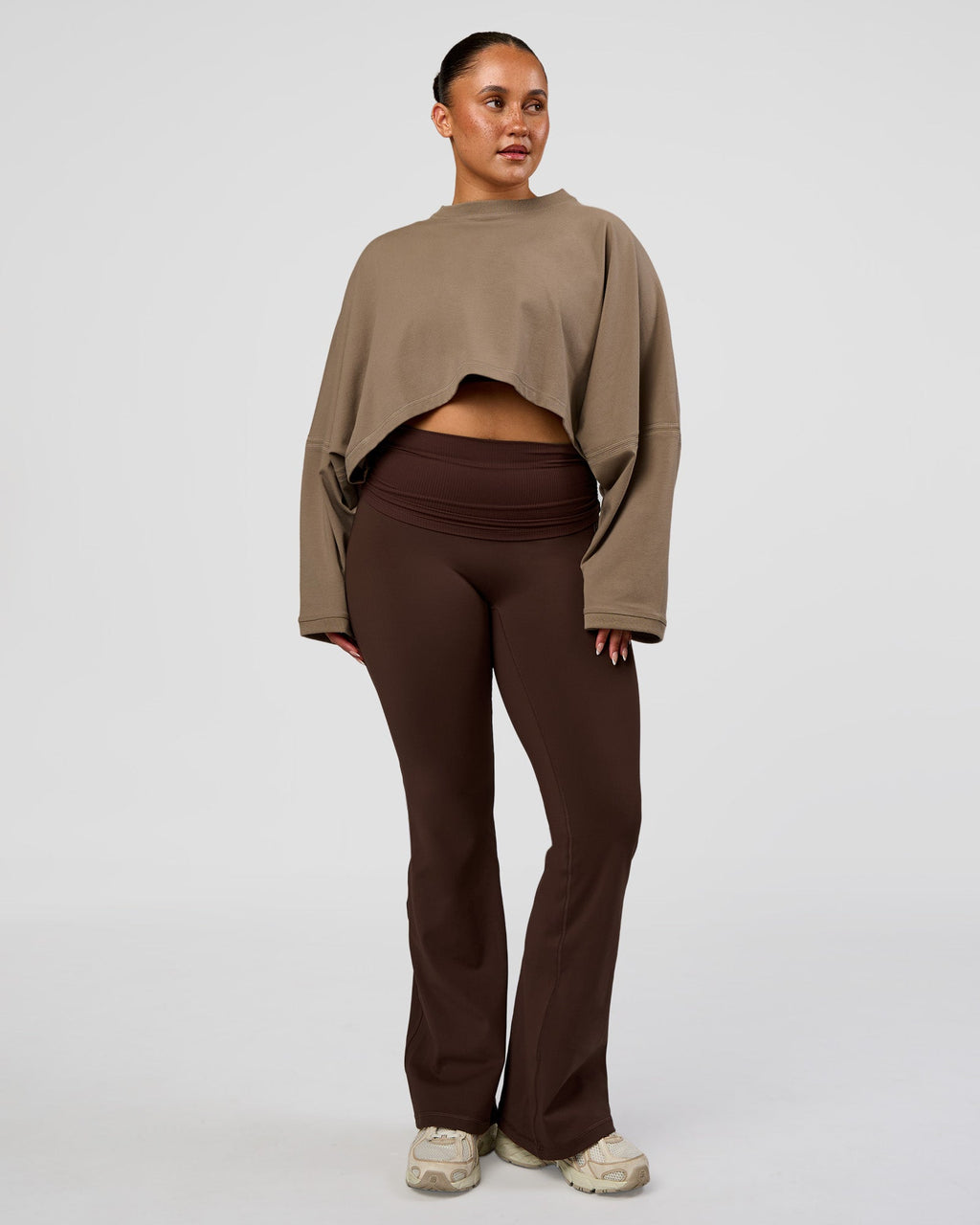 CF Street Surge Long Sleeve Tee - Taupe Ash