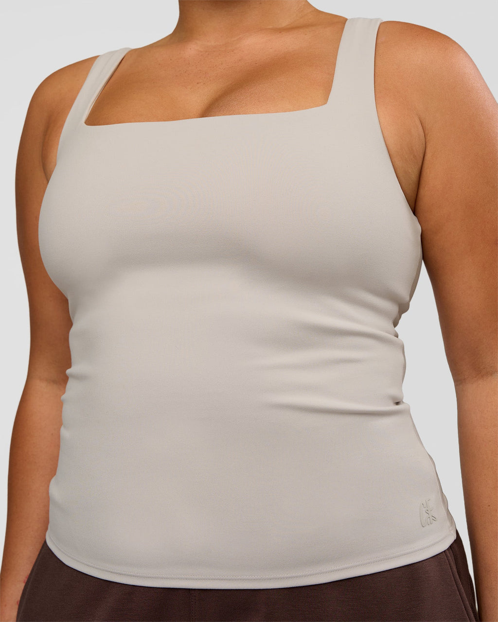 CF Train Hard Shelf Bra Tank - Clay