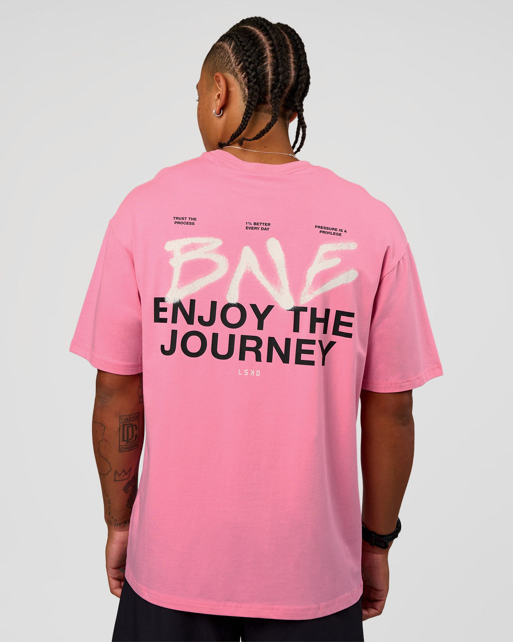 CFT BNE 26 FLXCotton Oversized Tee - Candy Pink