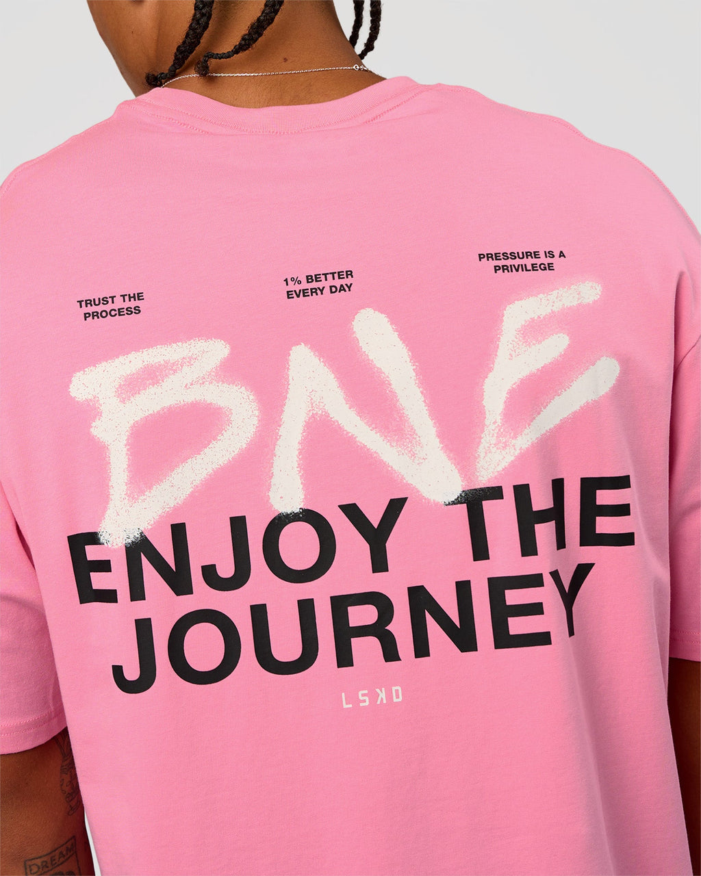 CFT BNE 26 FLXCotton Oversized Tee - Candy Pink