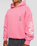 CFT BNE 26 Unisex Oversized Hoodie - Candy Pink-Black