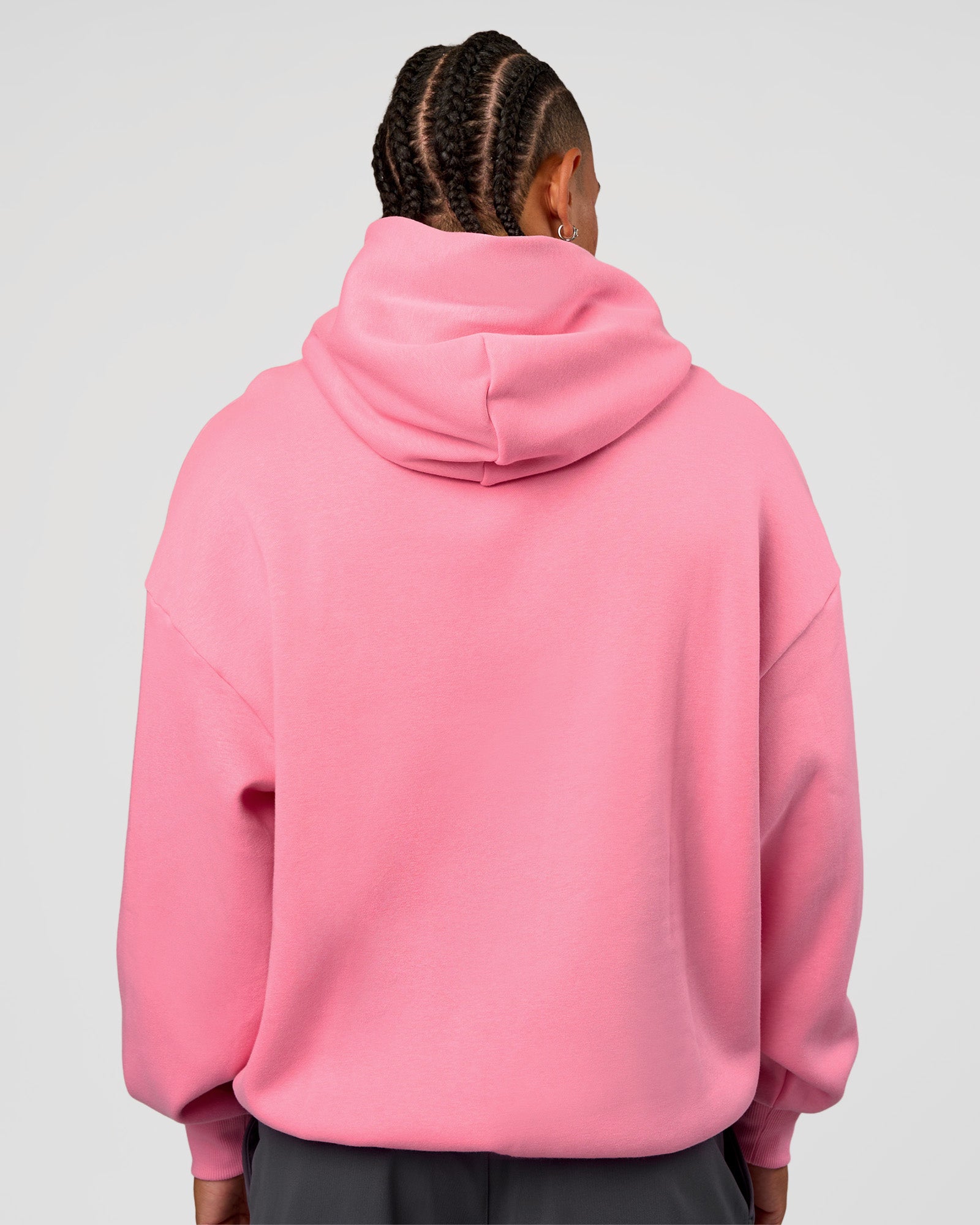 CFT BNE 26 Unisex Oversized Hoodie - Candy Pink-Black