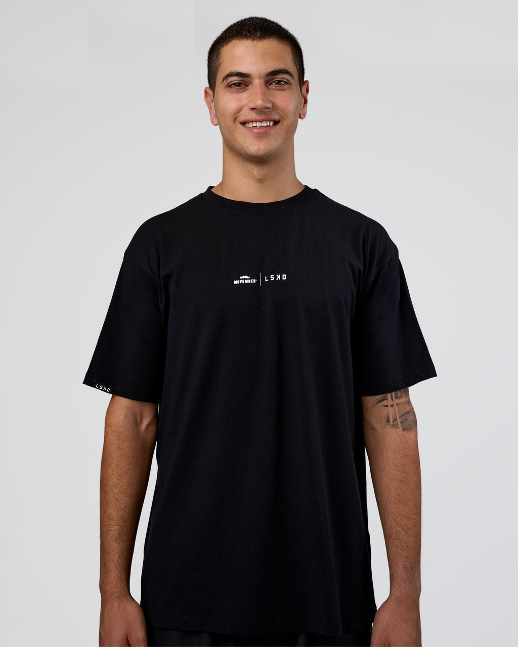 Movember 2025 FLXCotton Oversize Tee - Black