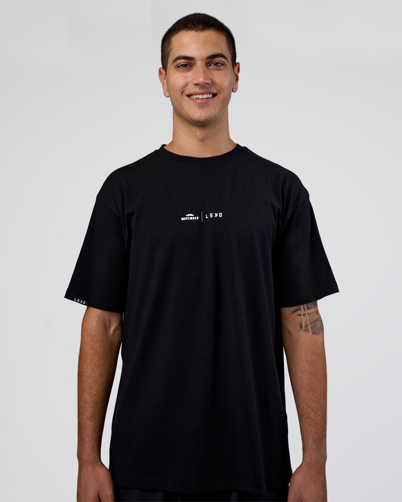 Movember 2025 FLXCotton Oversize Tee - Black