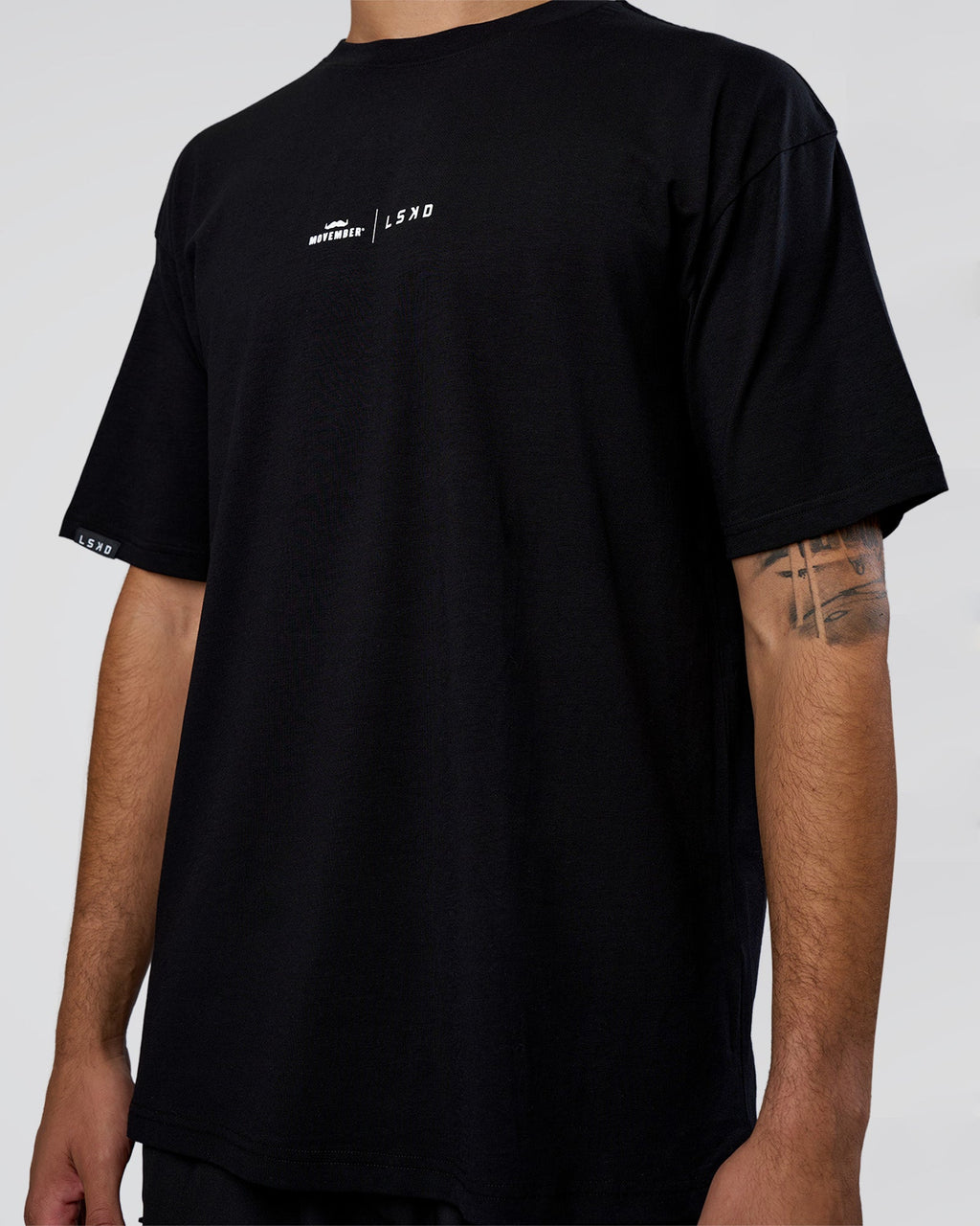 Movember 2025 FLXCotton Oversize Tee - Black