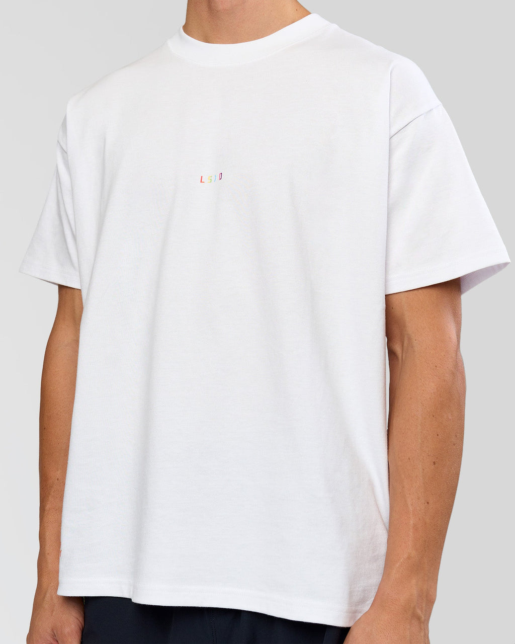 Pride Sticker Boxy Tee - White