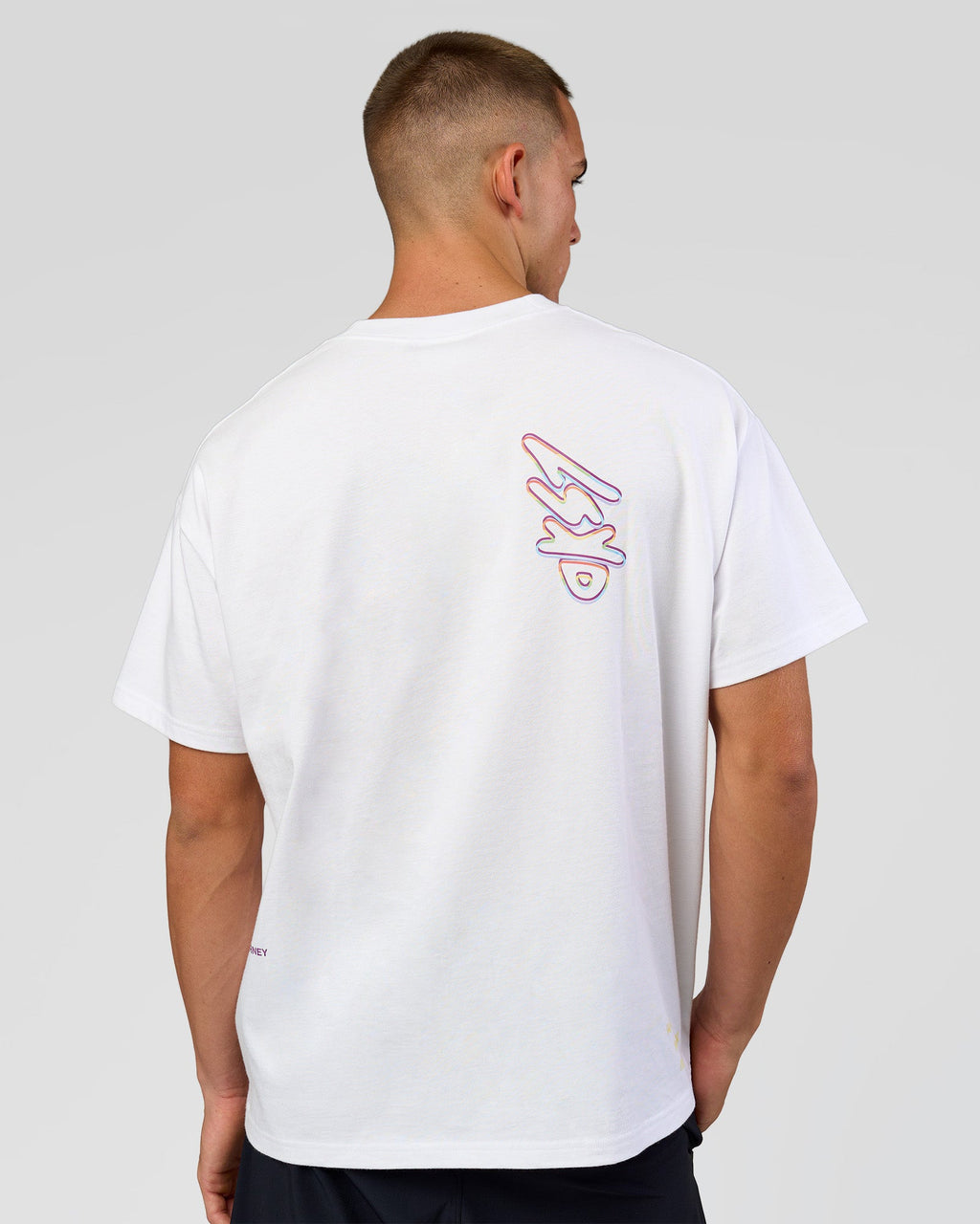 Pride Sticker Boxy Tee - White