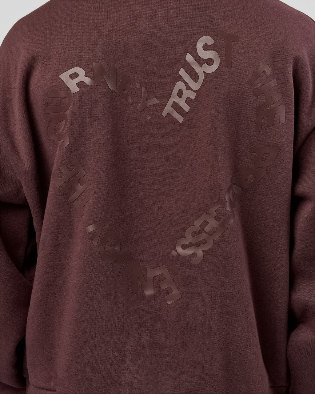 Unisex Love The Process Oversize Hoodie - Cocoa Powder-Hot Chocolate