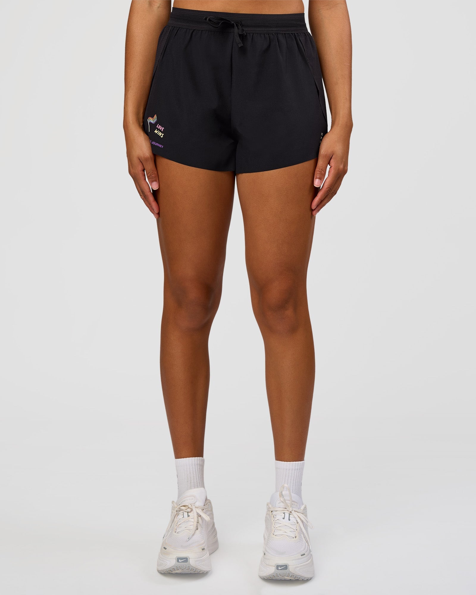 Accelerate 3" High-Rise Running Short - Black-Radiate