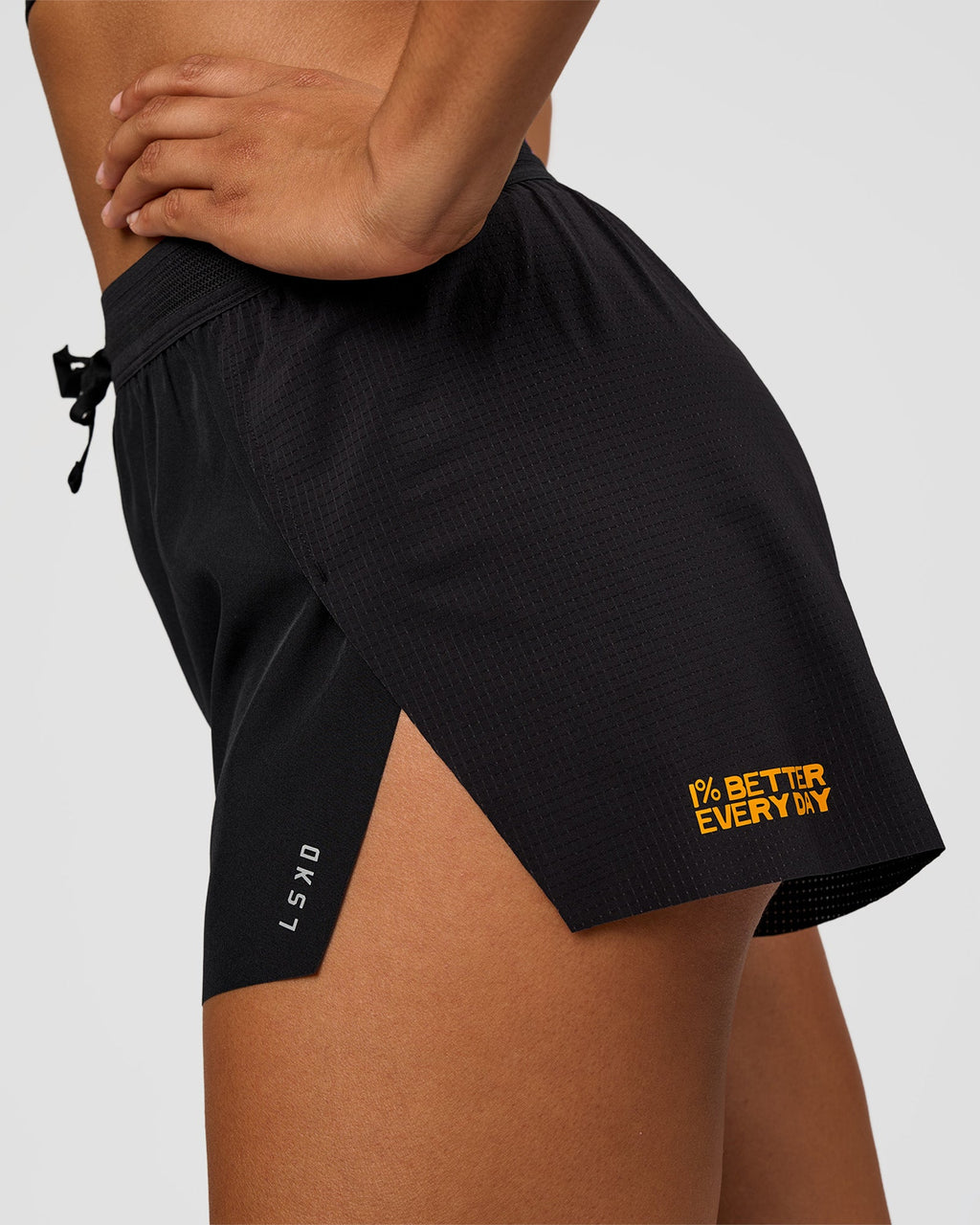 Accelerate 3" High-Rise Running Short - Black-Radiate