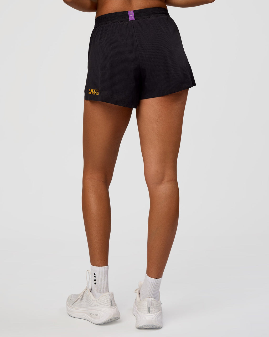 Accelerate 3" High-Rise Running Short - Black-Radiate