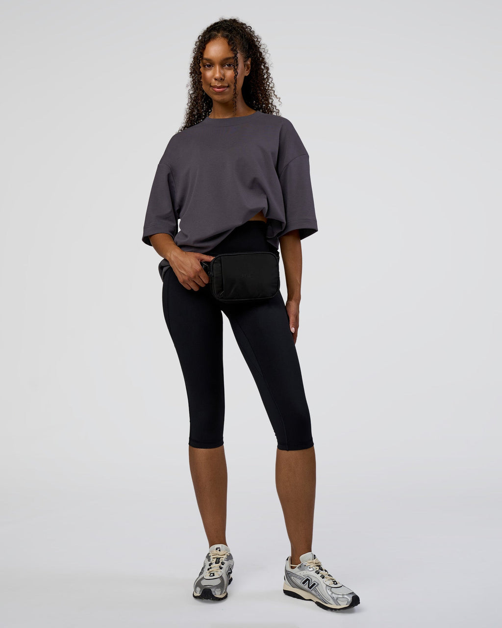 AfterDark ZeroCrease Oversized Tee - Dark Storm