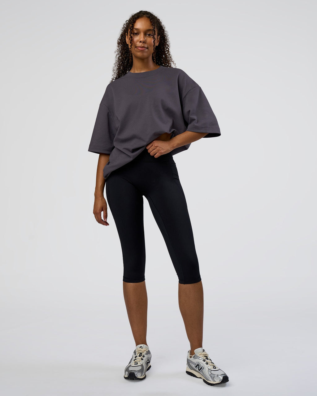 AfterDark ZeroCrease Oversized Tee - Dark Storm