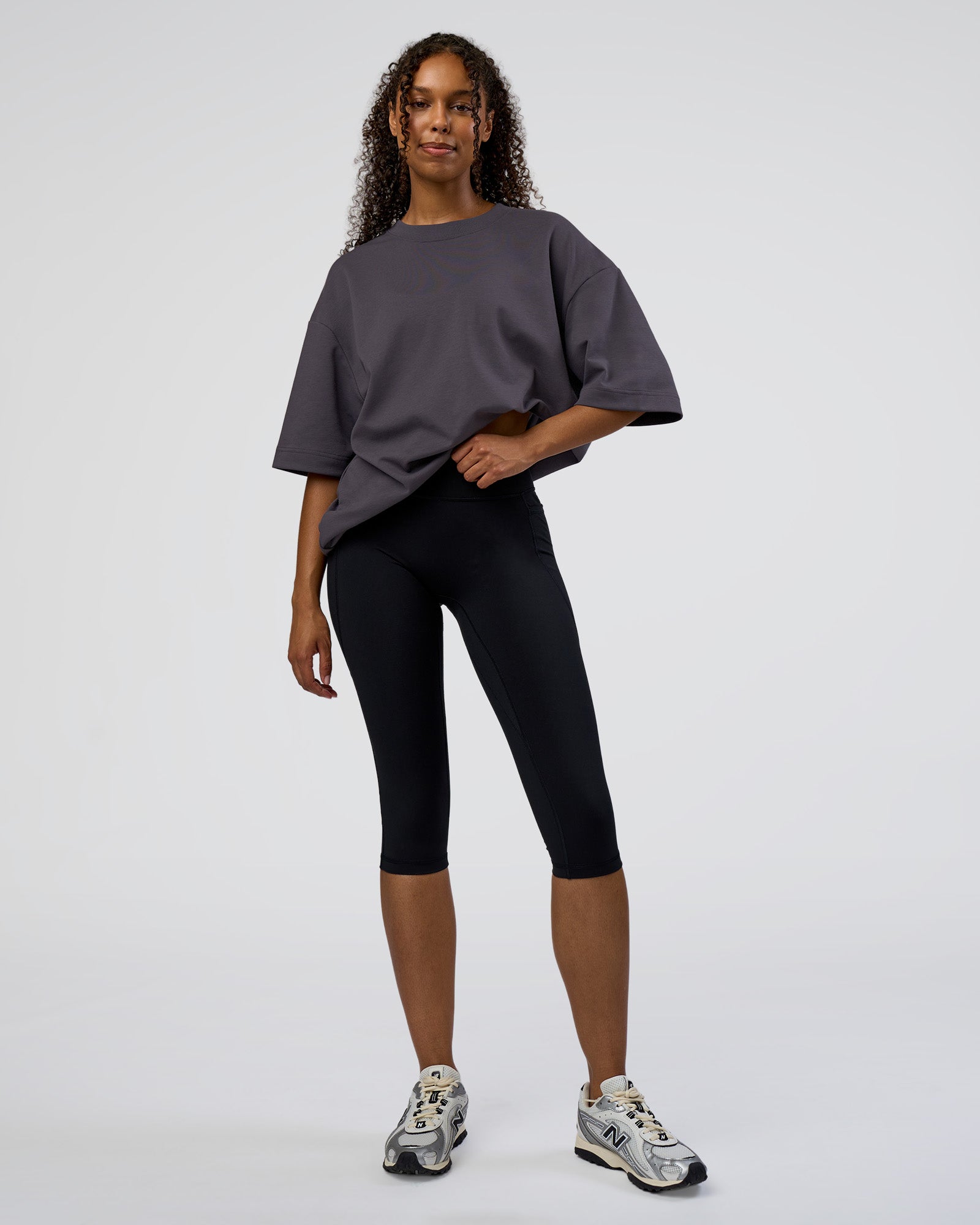 AfterDark ZeroCrease Oversized Tee - Dark Storm