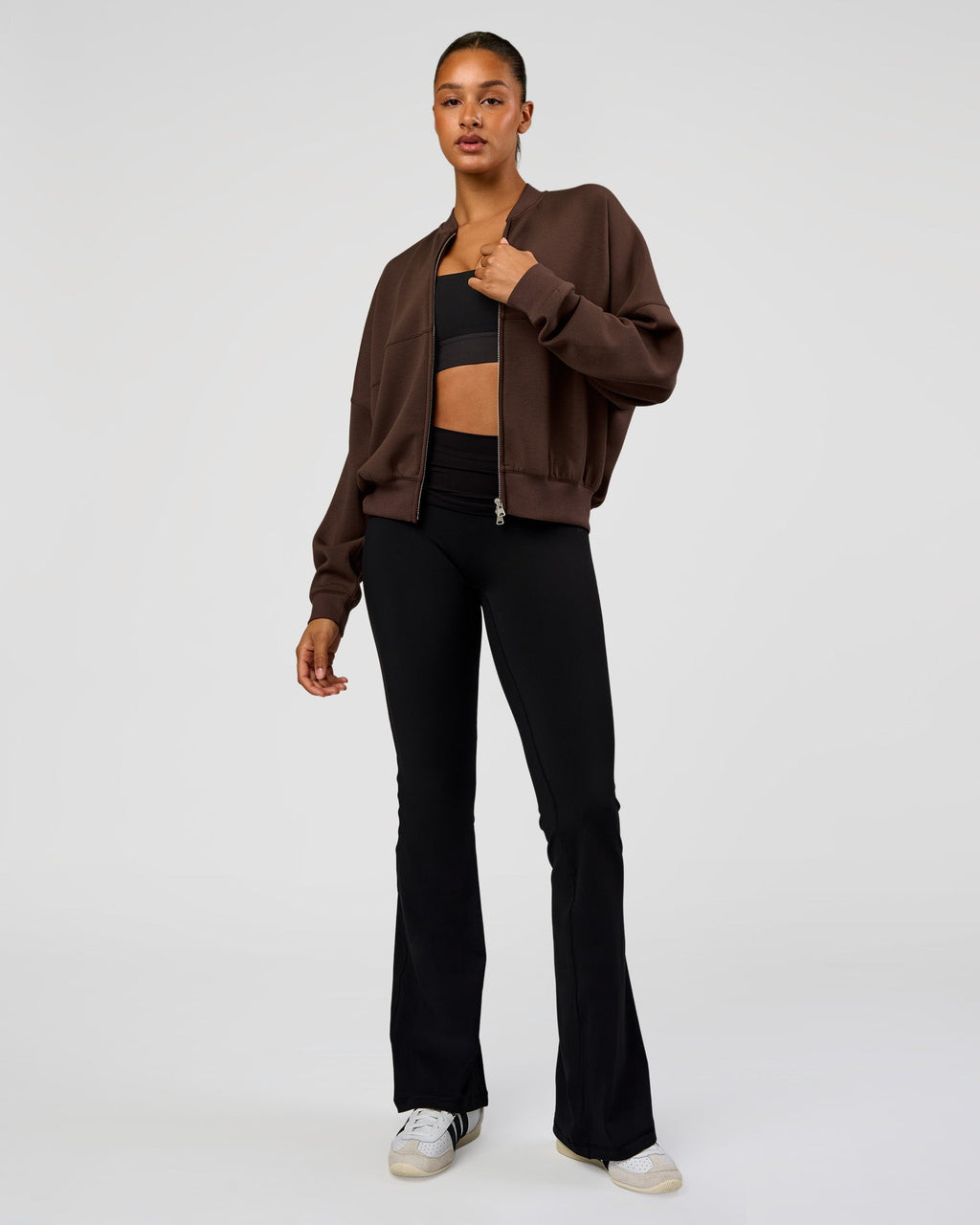 CF Elevate SoftTouch Bomber - Hot Chocolate