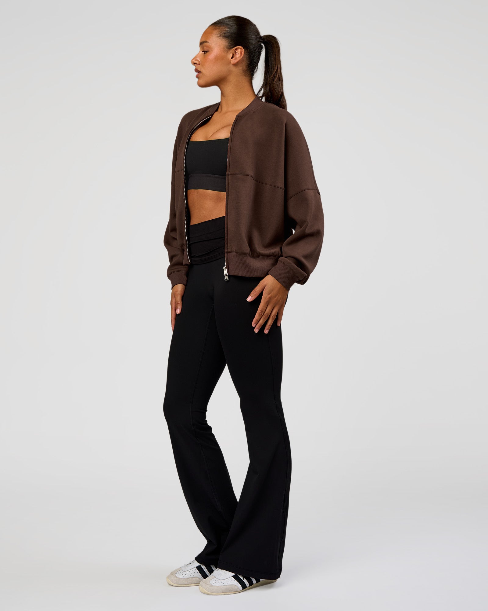 CF Elevate SoftTouch Bomber - Hot Chocolate