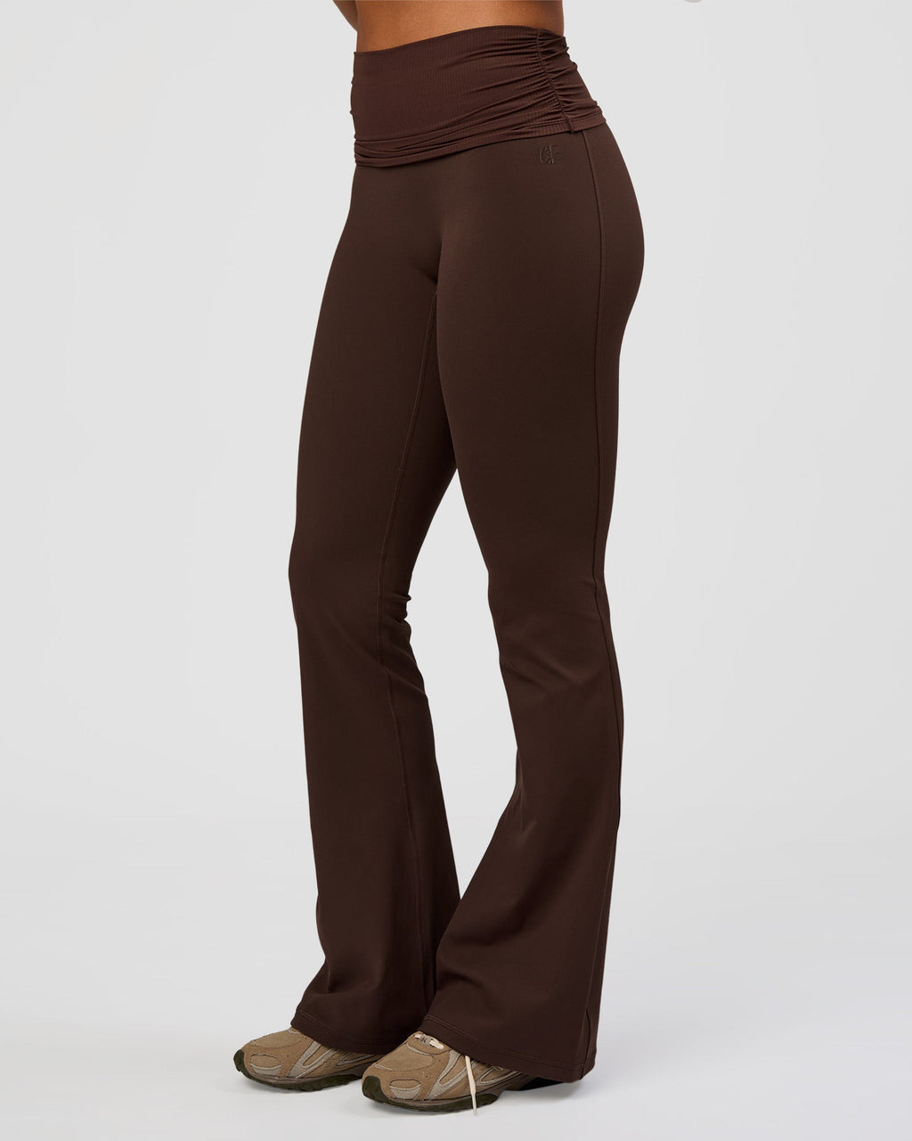 CF Fold Over High-Rise Flared Legging Tall  - Hot Chocolate