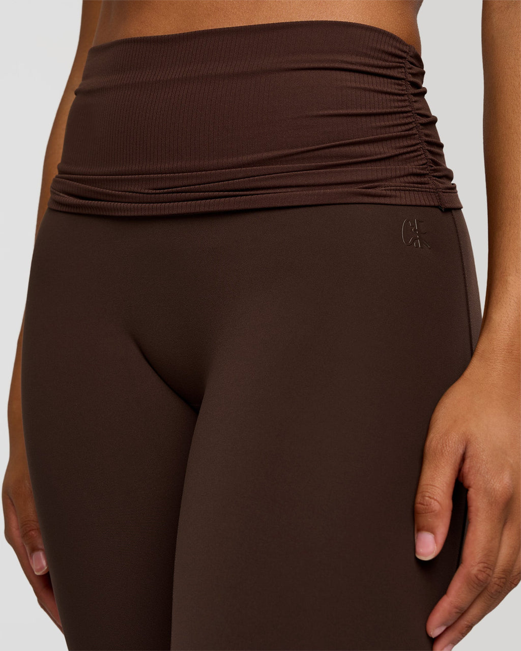 CF Fold Over High-Rise Flared Legging Tall  - Hot Chocolate
