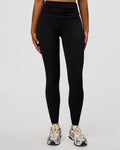 CF Fold Over High-Rise Full Length Legging - Black