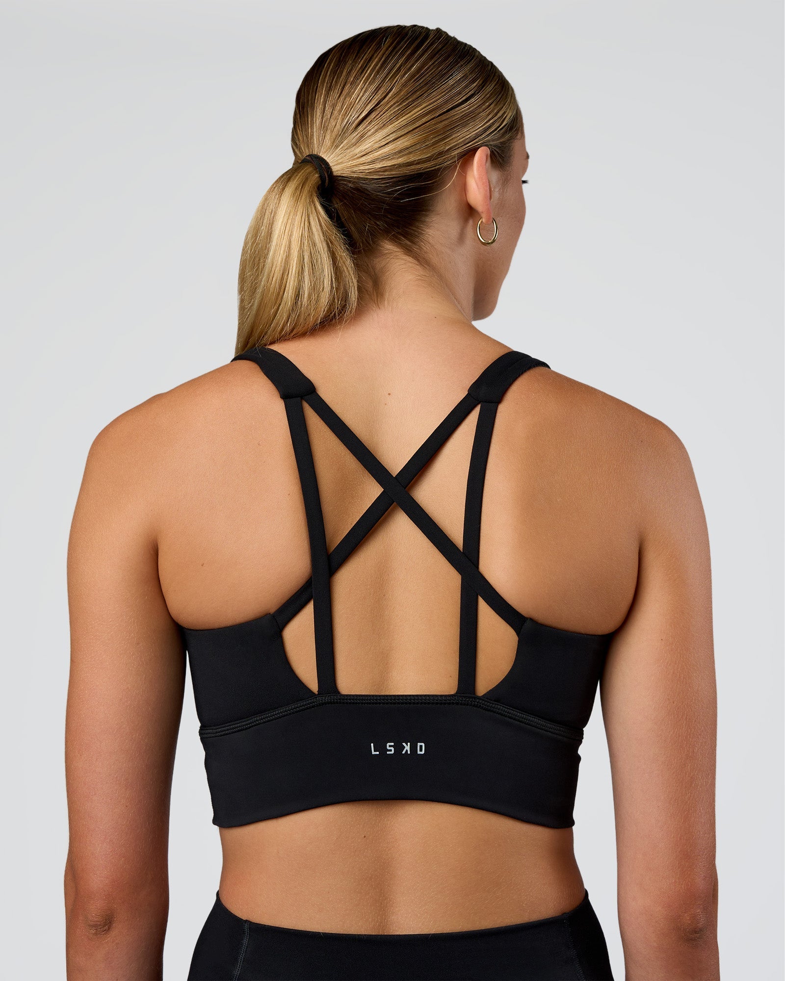 Circuit Longline Sports Bra - Black