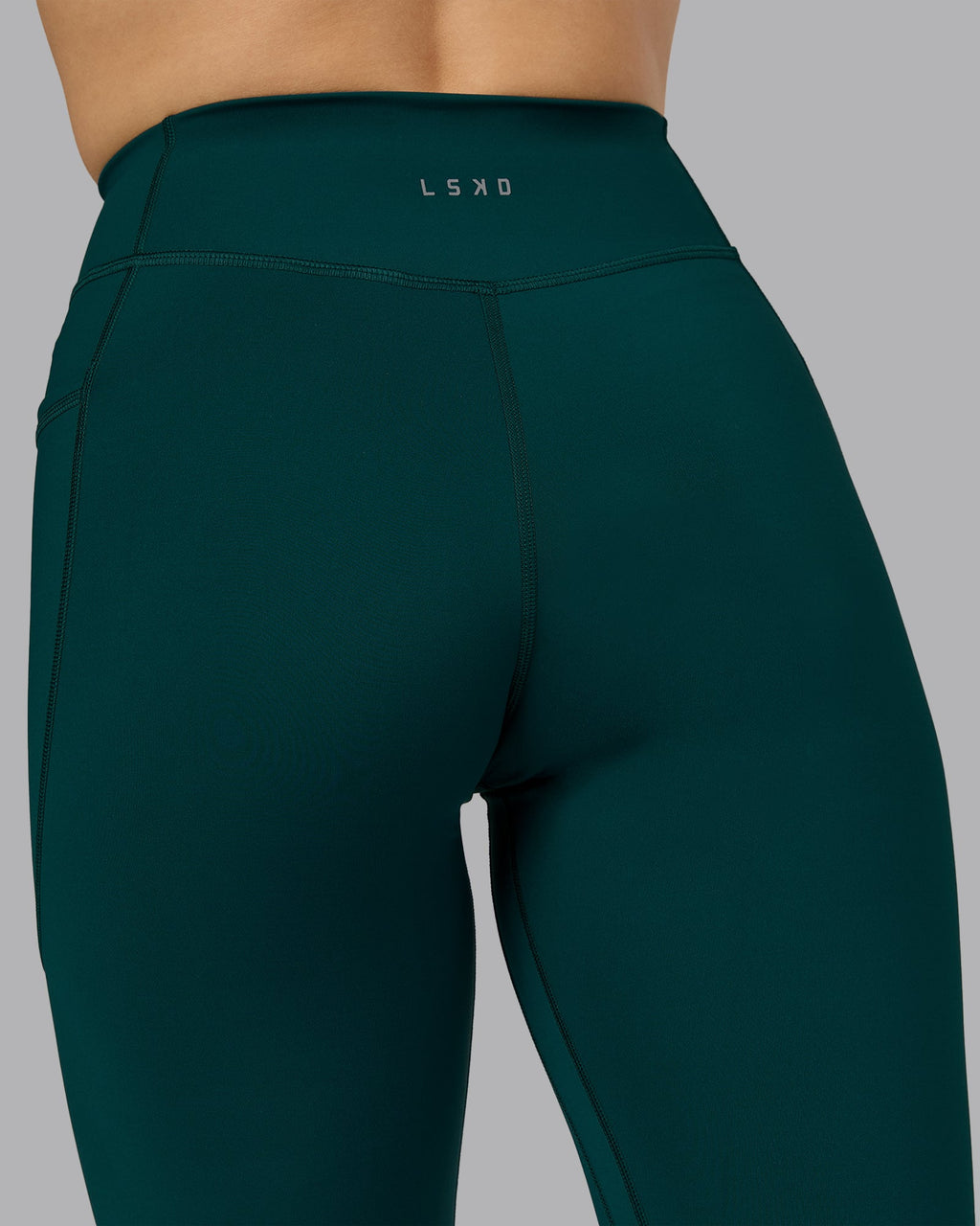 Elite High-Rise Full Length Legging Pockets - Dark Moss