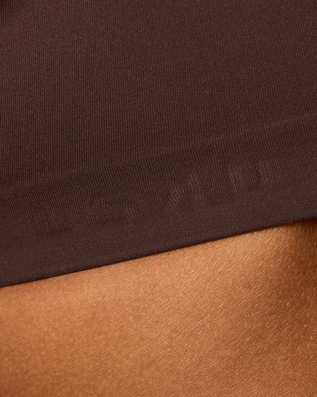 Flow Bonded Scoop Neck Sports Bra - Hot Chocolate